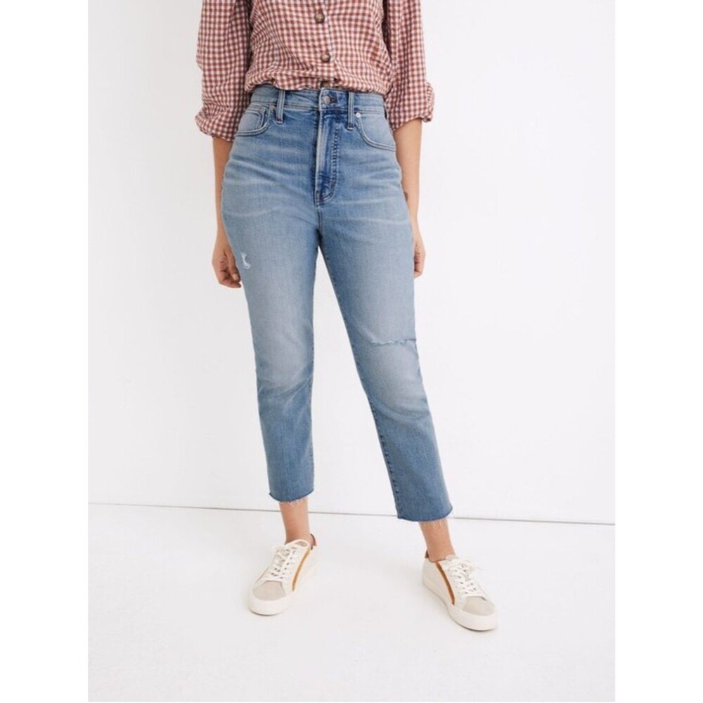 Madewell The Curvy Perfect Vintage Jean in Coffey Wash: Worn-In Edition 30